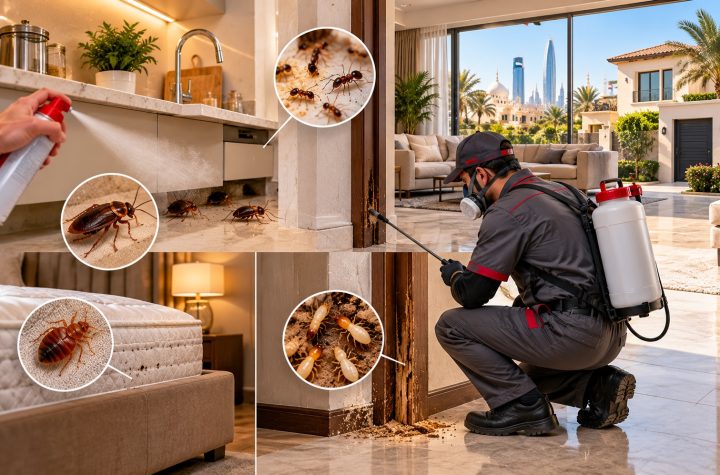 مكافحة الحشرات في المنازل الإماراتية